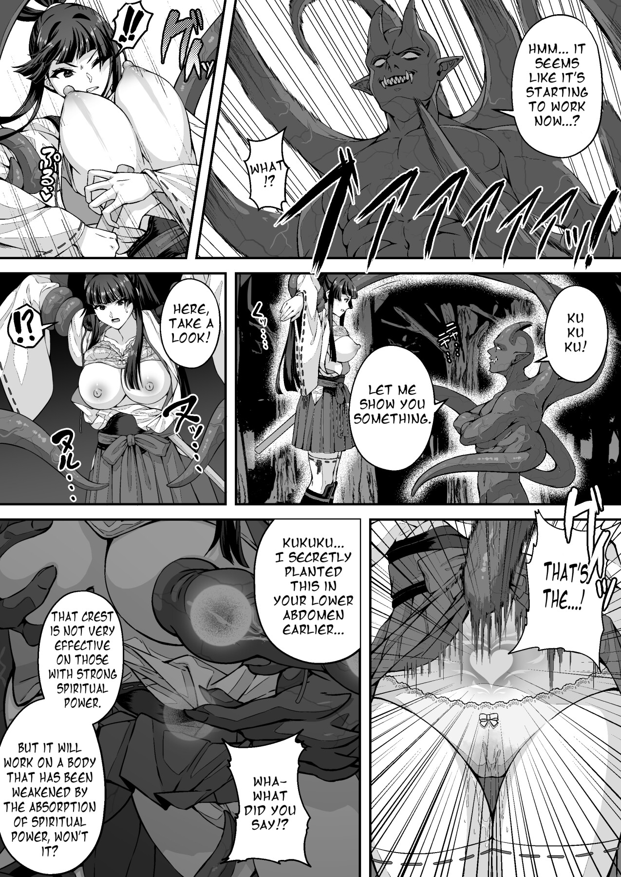 Hentai Manga Comic-The Master Demon Exorcist Doesn't Succumb to Tentacle Demon-Read-26